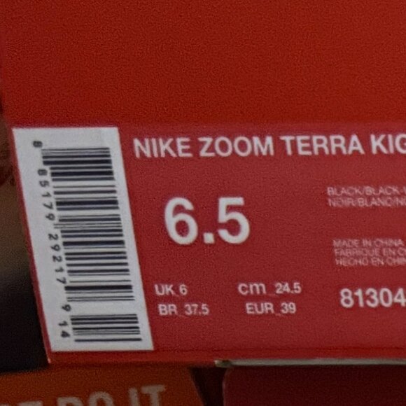 Nike NikeLab Zoom Terra Kiger 2 Hiking Shoes Black White Men 813041-011 NEW main image 5